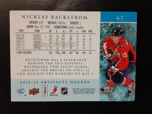 2012 Upper Deck Artifacts Nicklas Backstrom