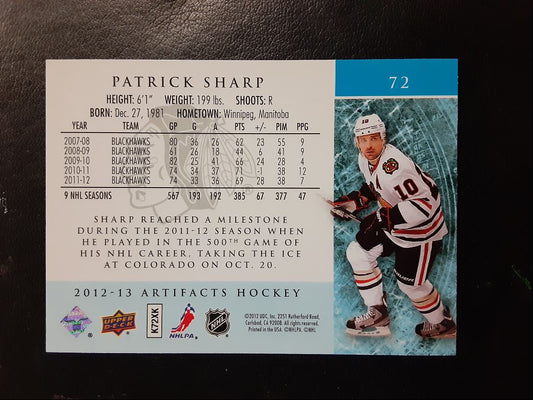 2012 Upper Deck Artifacts Patrick Sharp