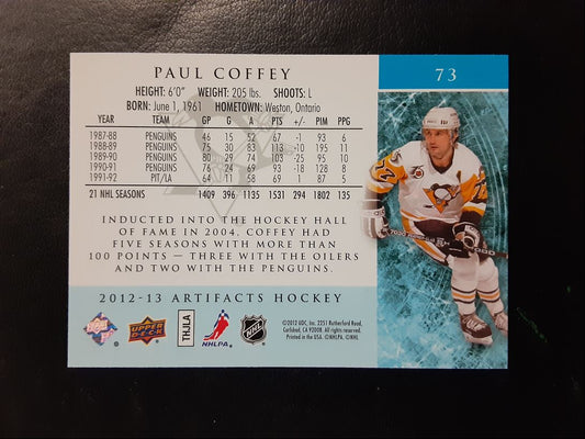 2012 Upper Deck Artifacts Paul Coffey