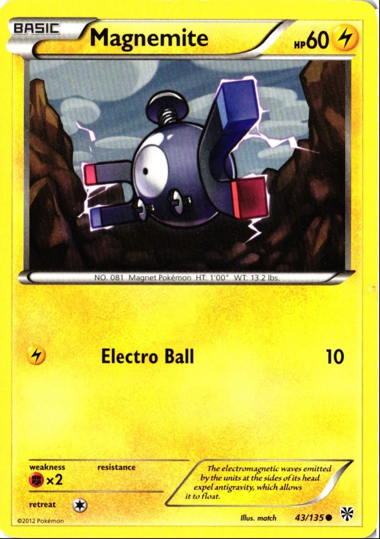 2013 Black & White - Plasma Storm Magnemite