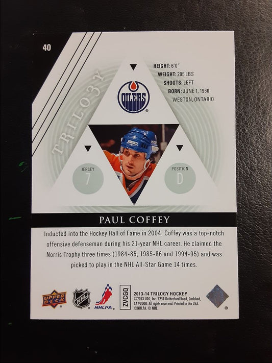 2013 Upper Deck Trilogy Paul Coffey