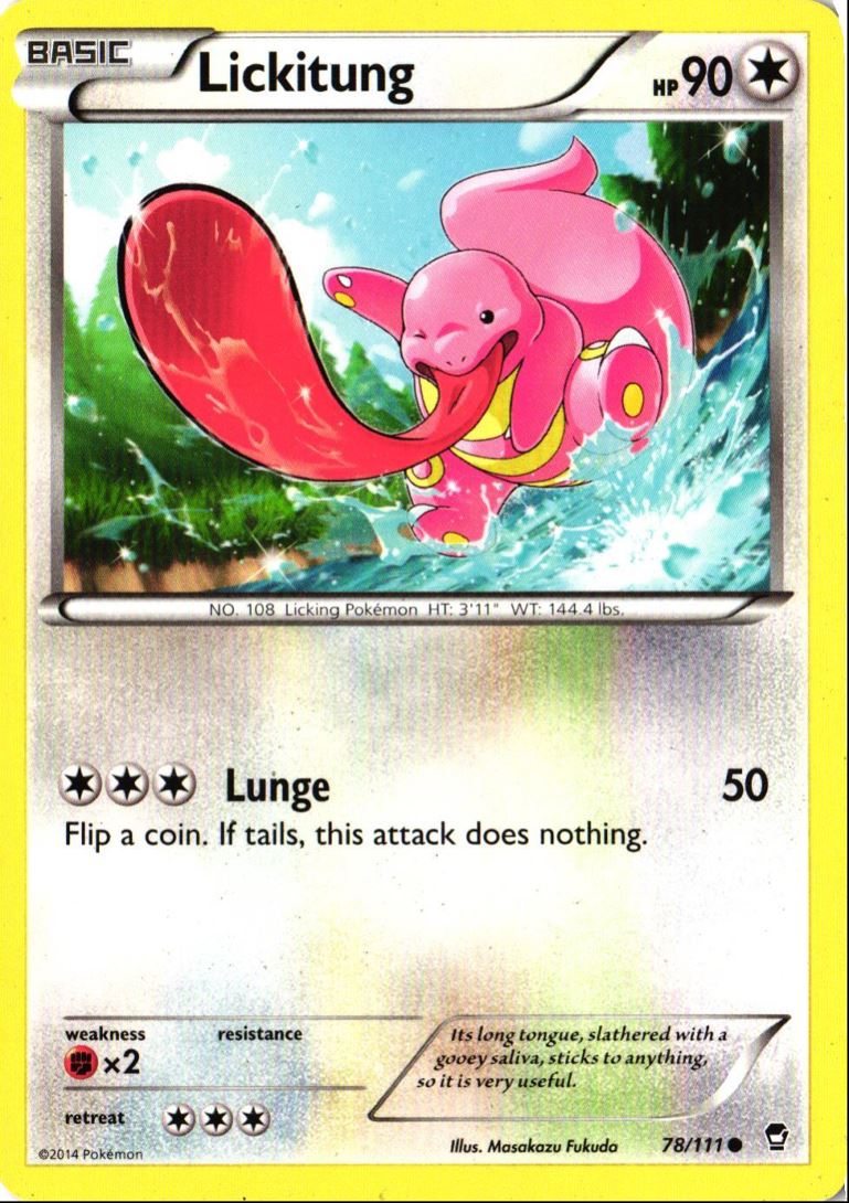 2014 XY - Furious Fists Lickitung