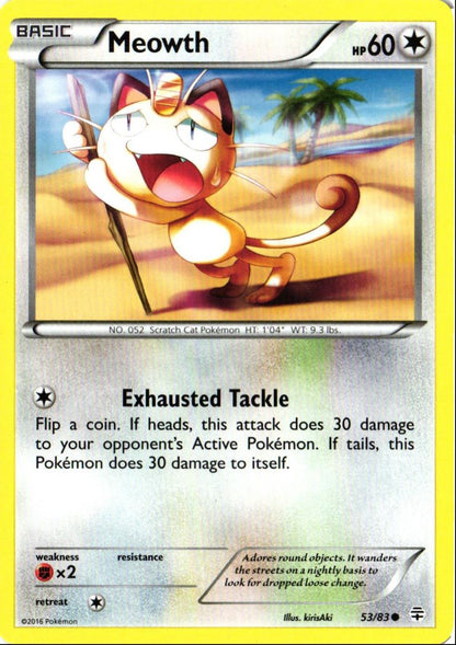 2015 XY - Generations Meowth