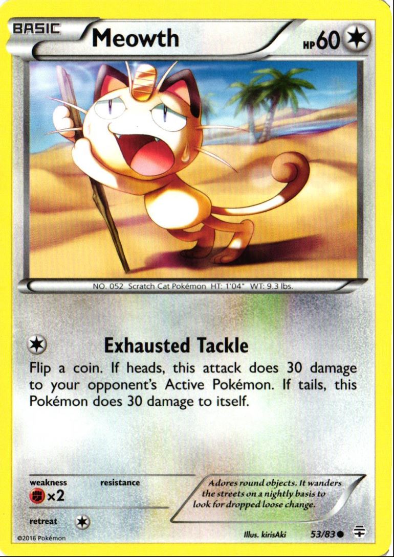 2015 XY - Generations Meowth