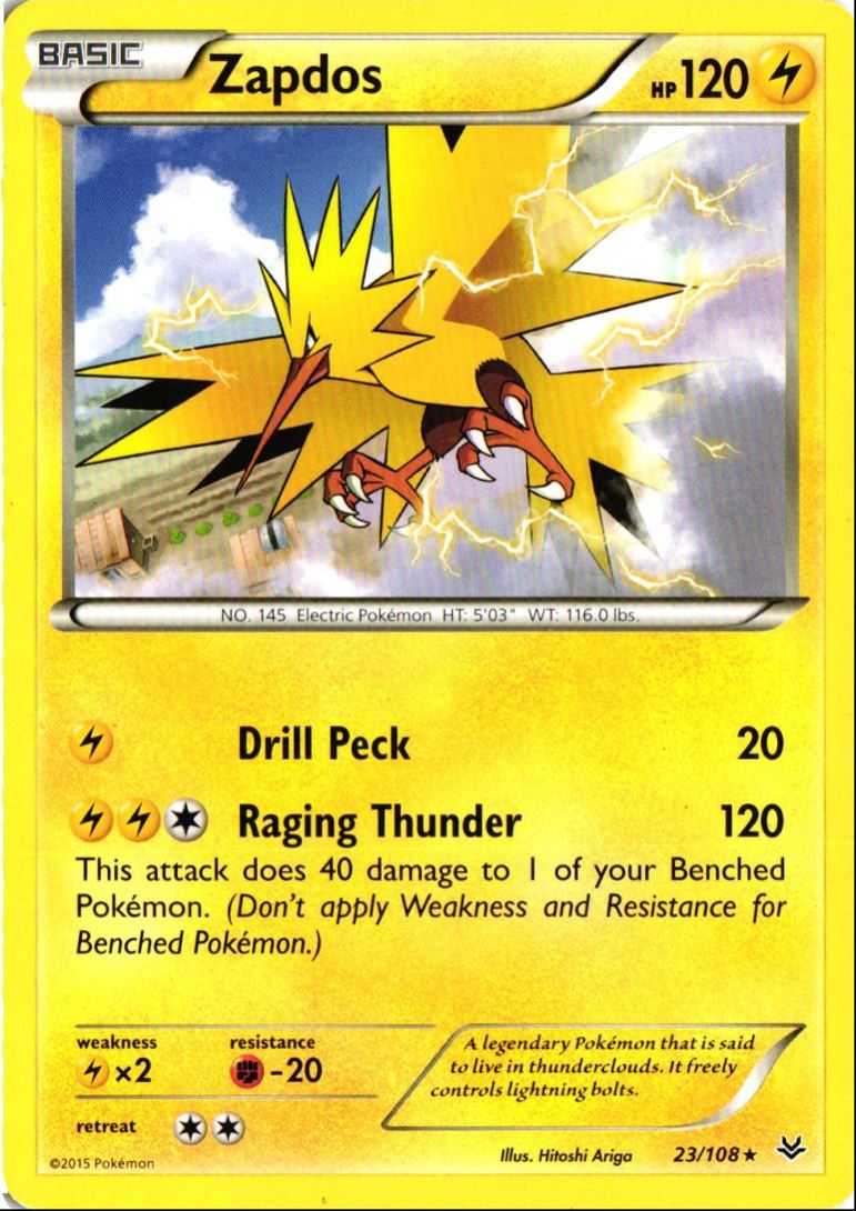 2015 XY - Roaring Skies Zapdos