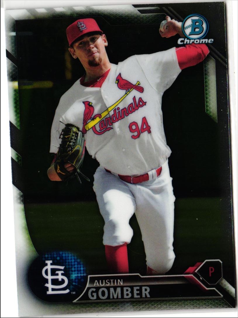 2016 Bowman Chrome Prospects Austin Gomber