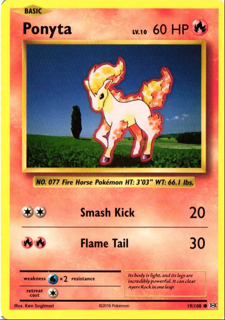 2016 XY - Evolutions Ponyta