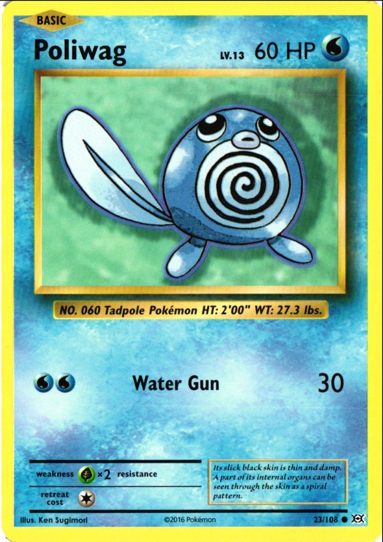 2016 XY - Evolutions Poliwag