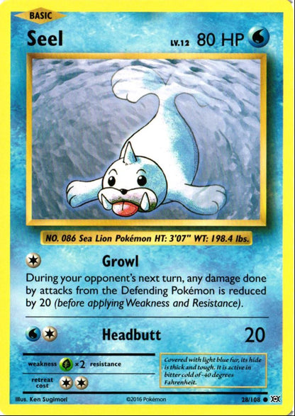 2016 XY - Evolutions Seel