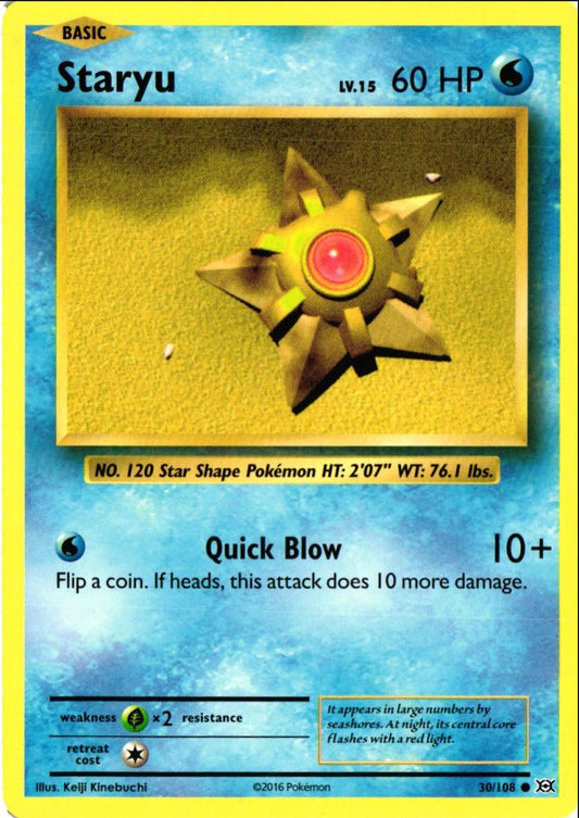 2016 XY - Evolutions Staryu