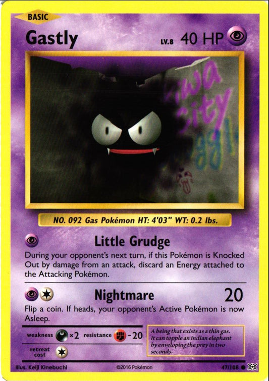 2016 XY - Evolutions Gastly