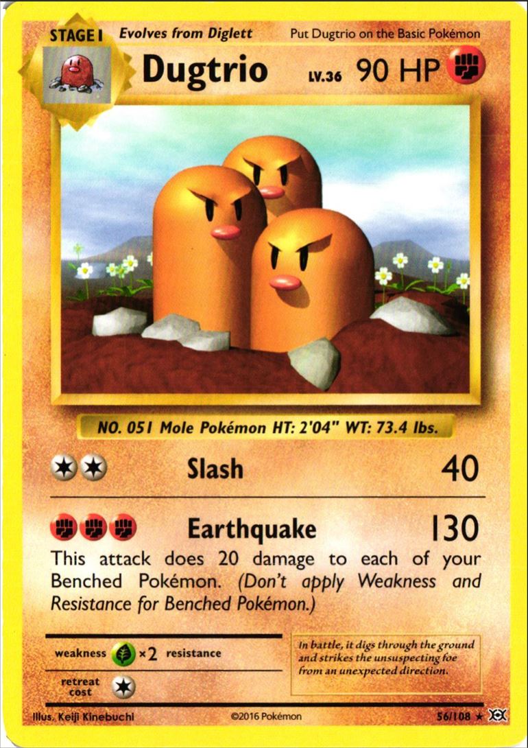 2016 XY - Evolutions Dugtrio