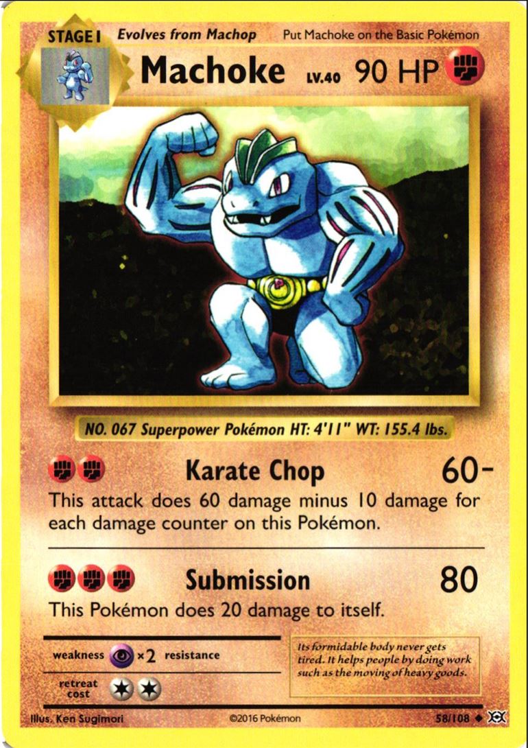 2016 XY - Evolutions Machoke