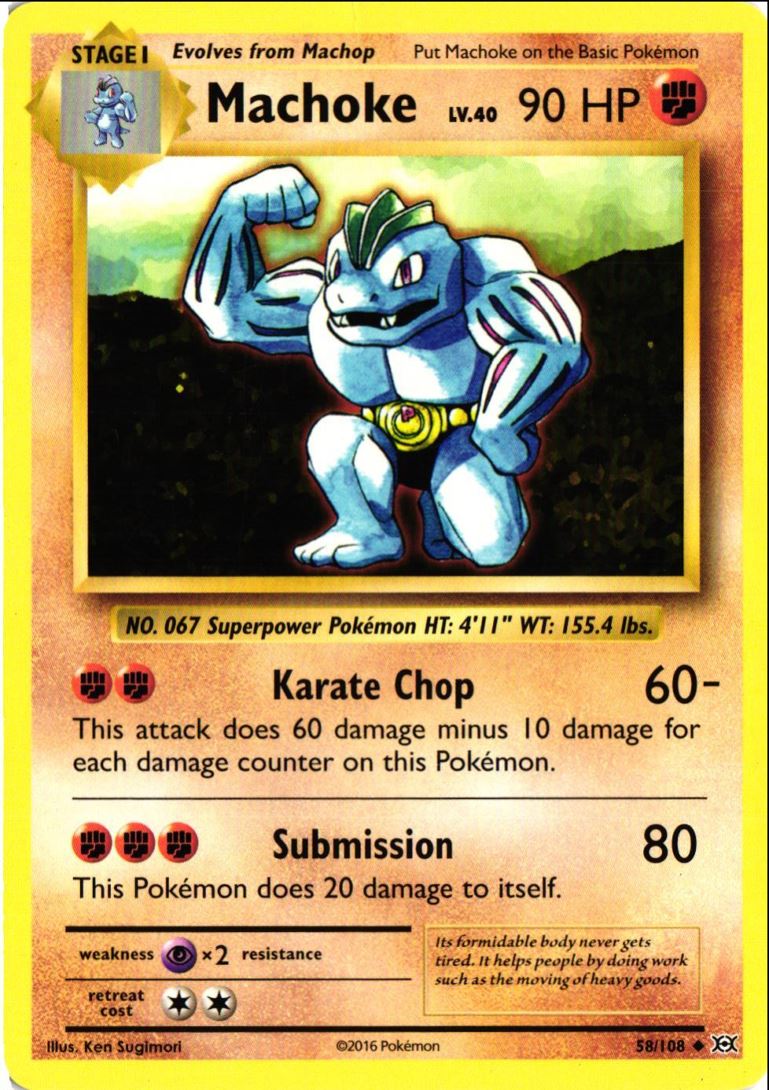 2016 XY - Evolutions Machoke