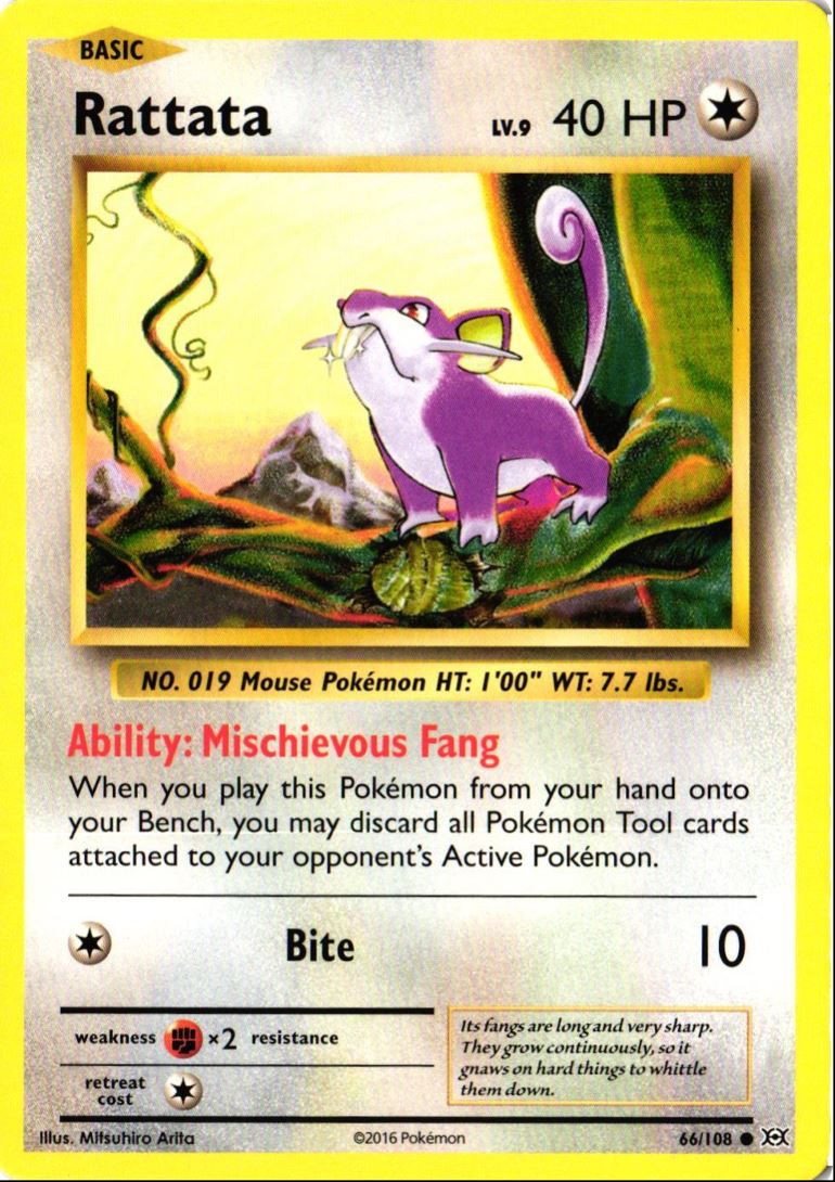 2016 XY - Evolutions Rattata