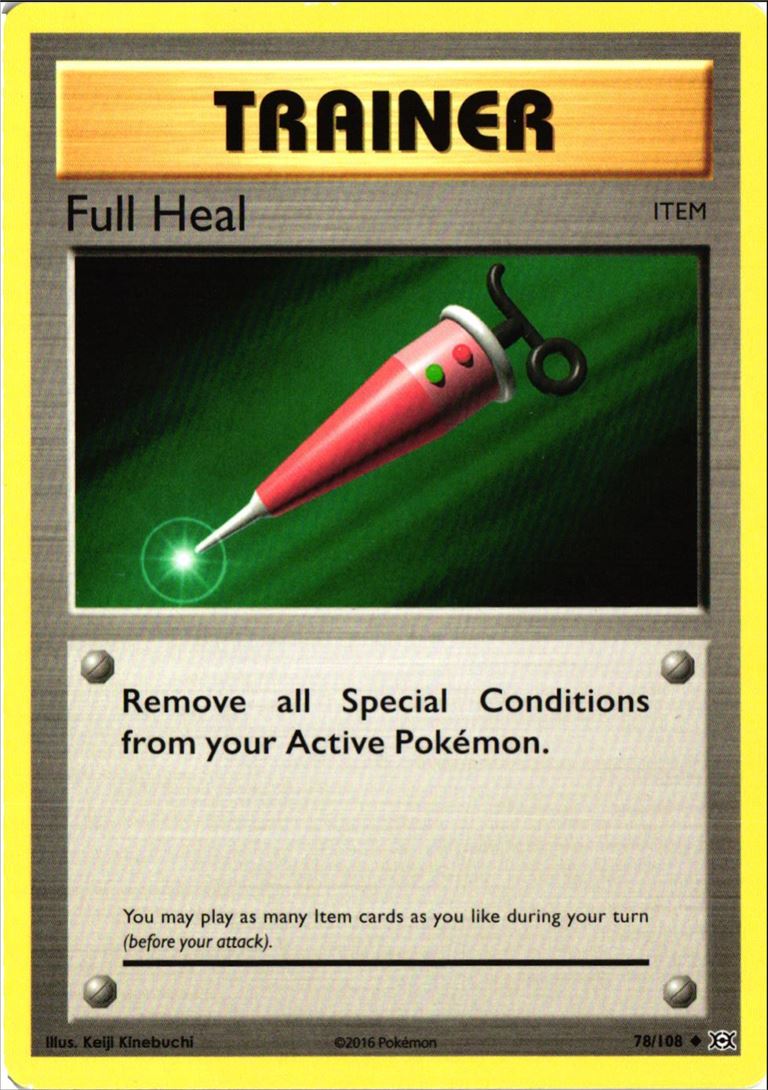 2016 XY - Evolutions Full Heal