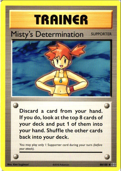 2016 XY - Evolutions Misty’s Determination