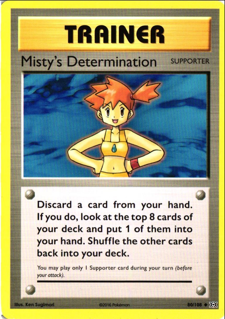 2016 XY - Evolutions Misty’s Determination