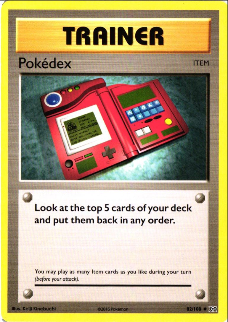 2016 XY - Evolutions Pokédex