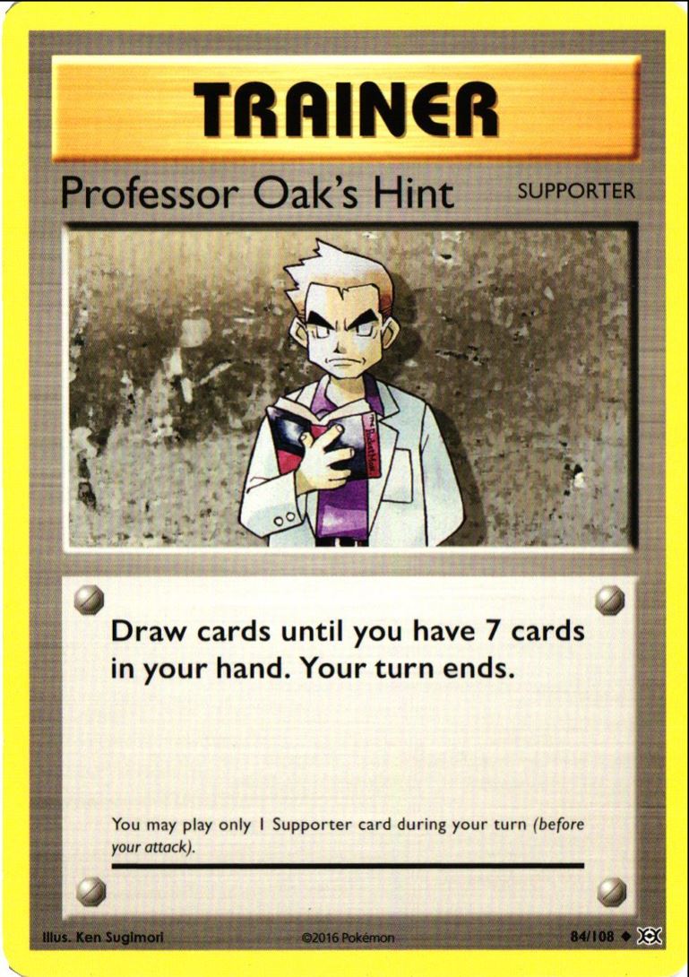 2016 XY - Evolutions Professor Oak’s Hint