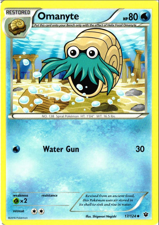 2016 XY - Fates Collide Omanyte