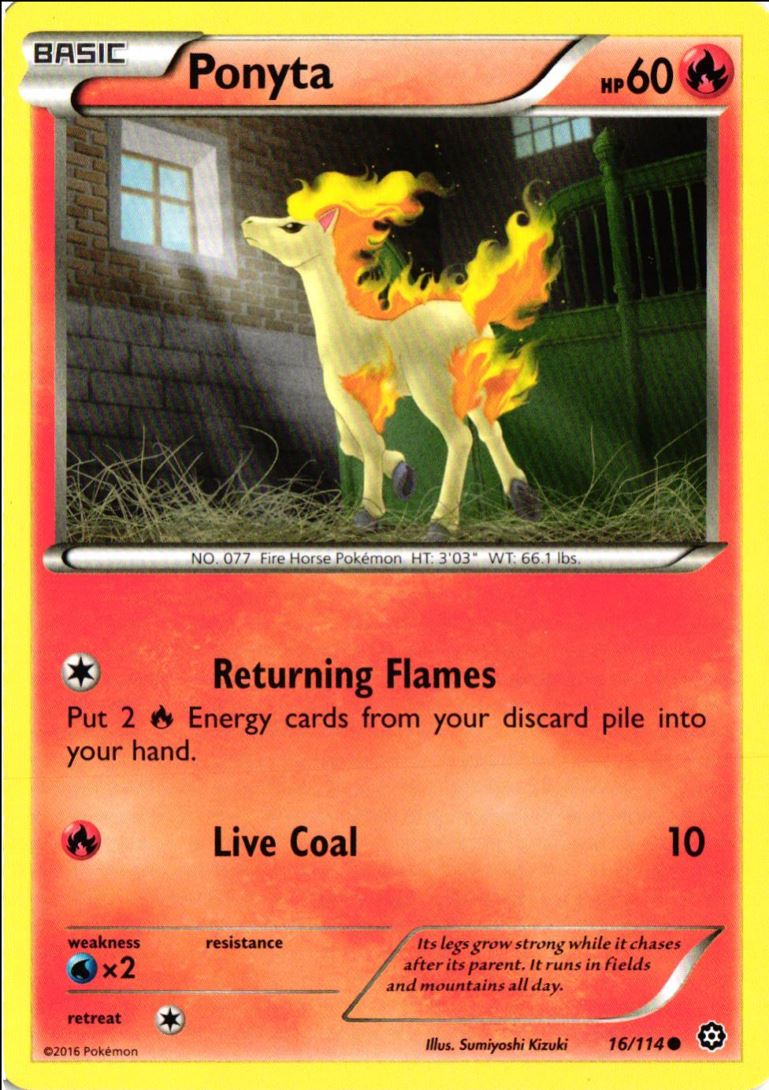 2016 XY - Steam Siege Ponyta