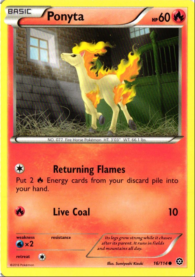 2016 XY - Steam Siege Ponyta