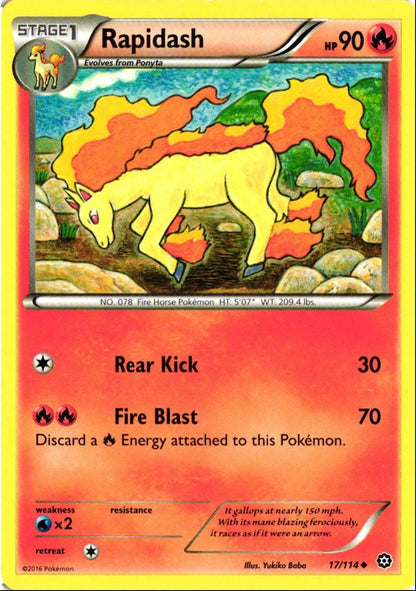 2016 XY - Steam Siege Rapidash