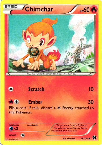 2016 XY - Steam Siege Chimchar