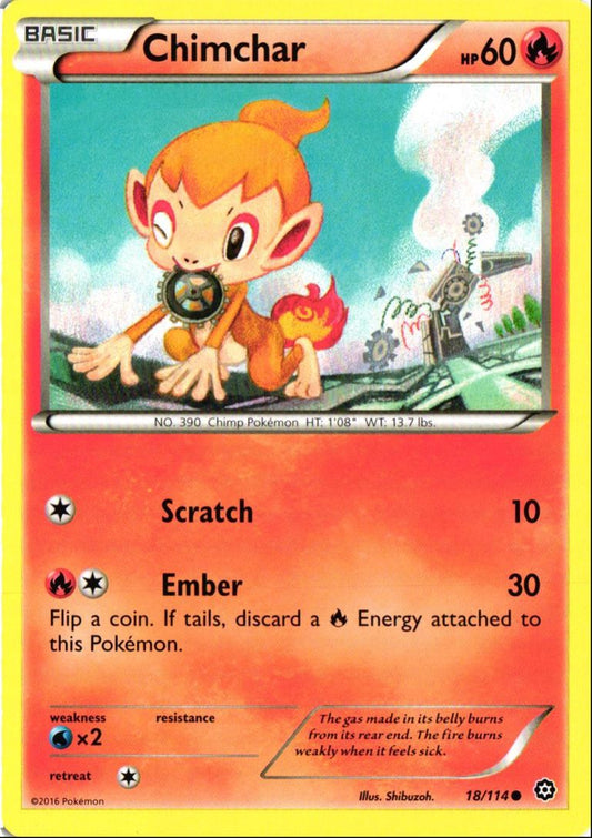 2016 XY - Steam Siege Chimchar