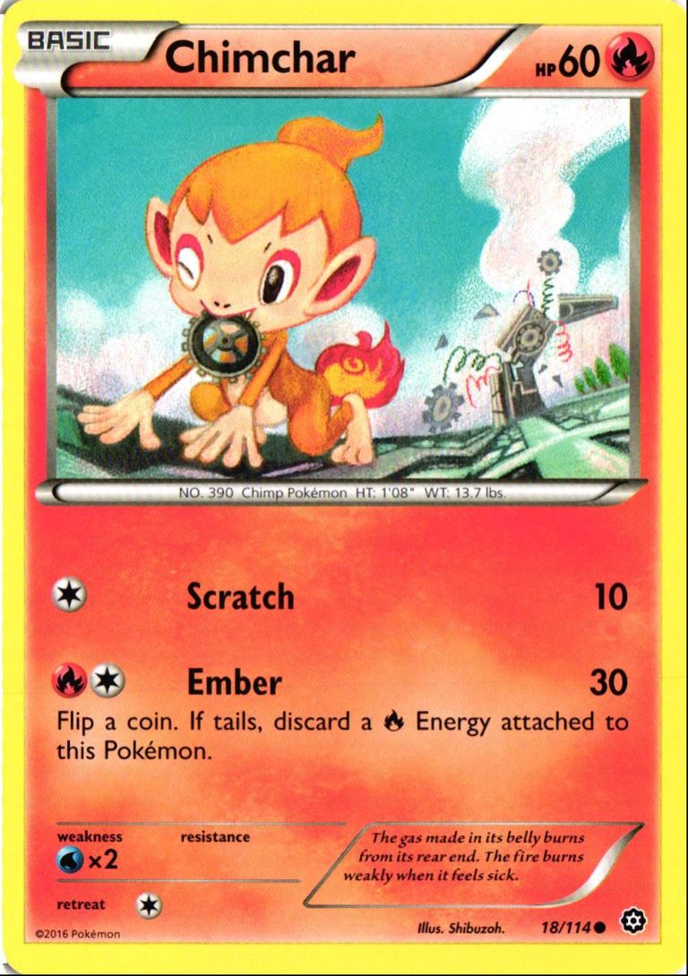 2016 XY - Steam Siege Chimchar