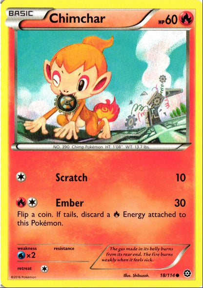 2016 XY - Steam Siege Chimchar