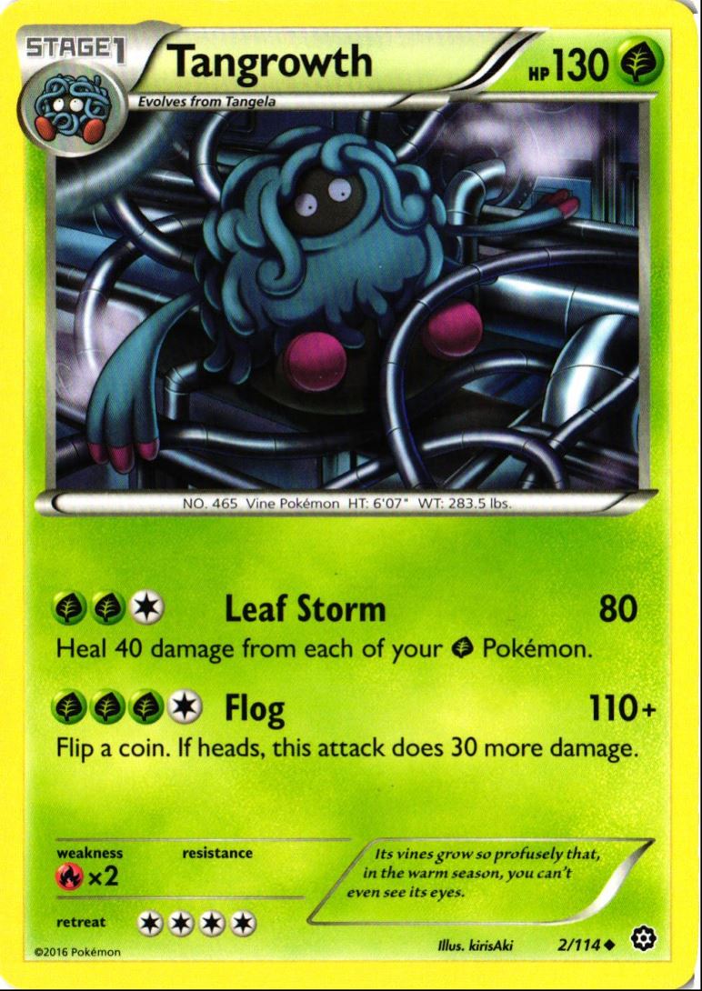 2016 XY - Steam Siege Tangrowth