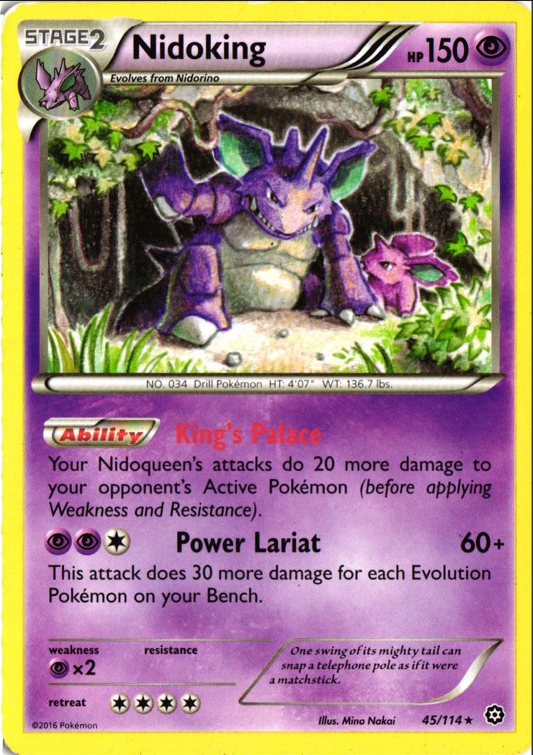 2016 XY - Steam Siege Nidoking