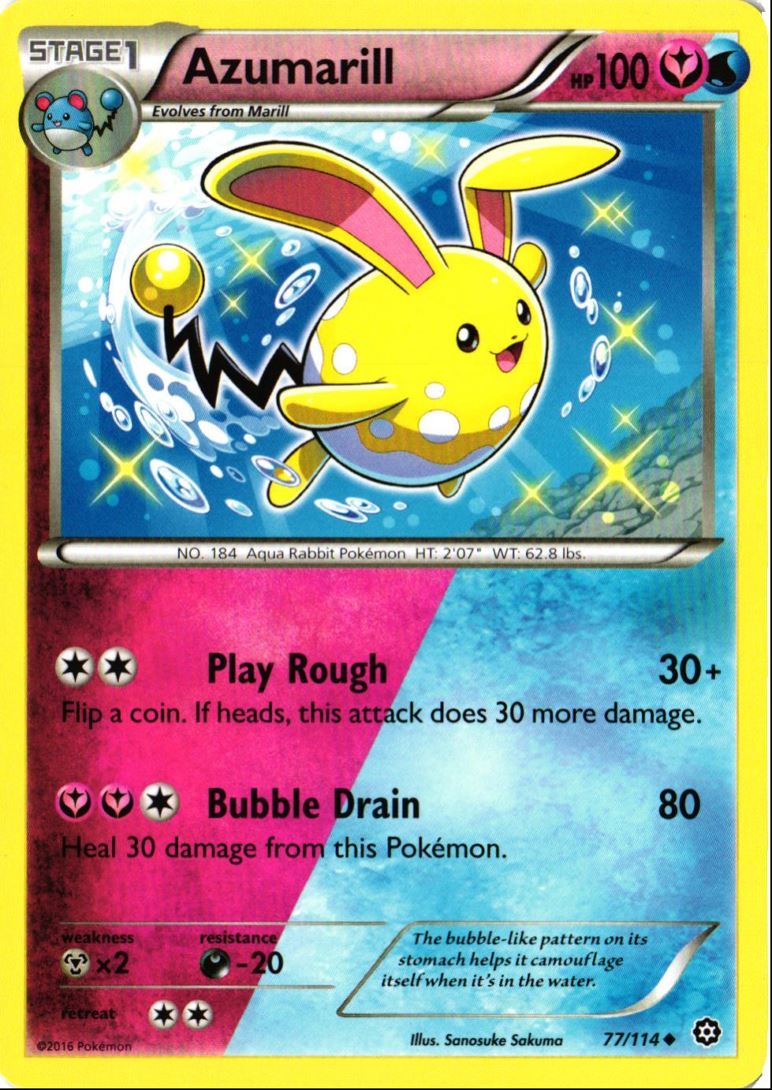 2016 XY - Steam Siege Azumarill