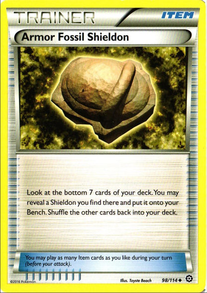 2016 XY - Steam Siege Armor Fossil Shieldon