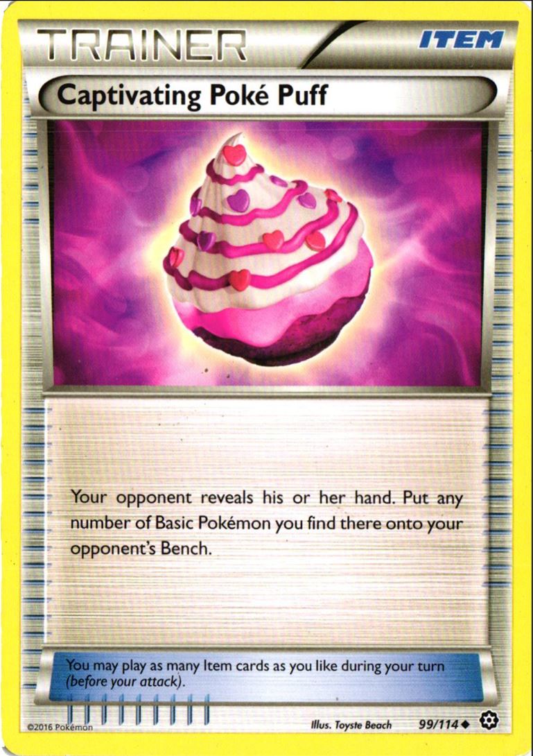 2016 XY - Steam Siege Captivating Poké Puff