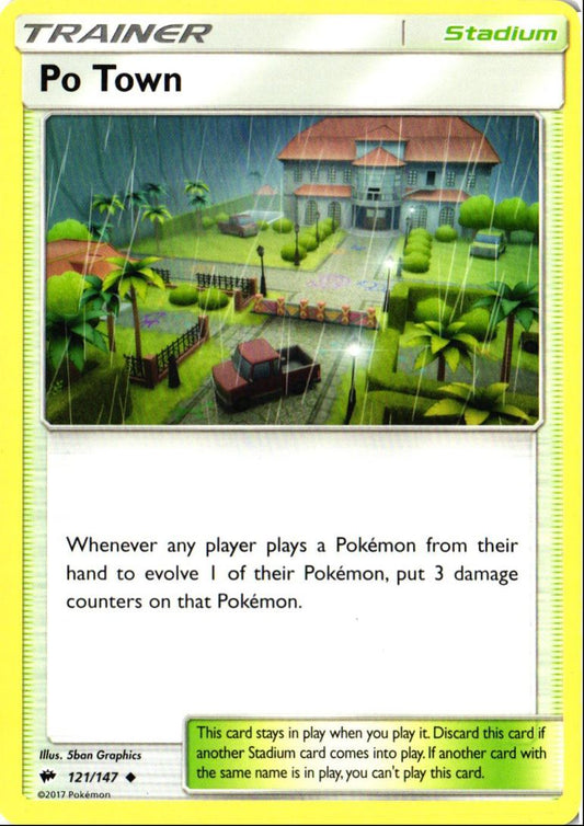 2017 Sun & Moon - Burning Shadows Po Town