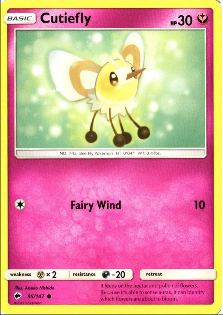 2017 Sun & Moon - Burning Shadows Cutiefly