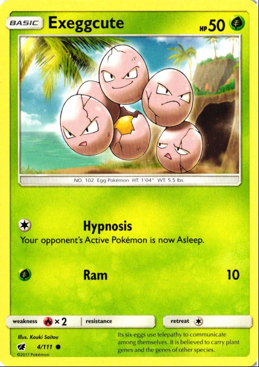 2017 Sun & Moon - Crimson Invasion Exeggcute