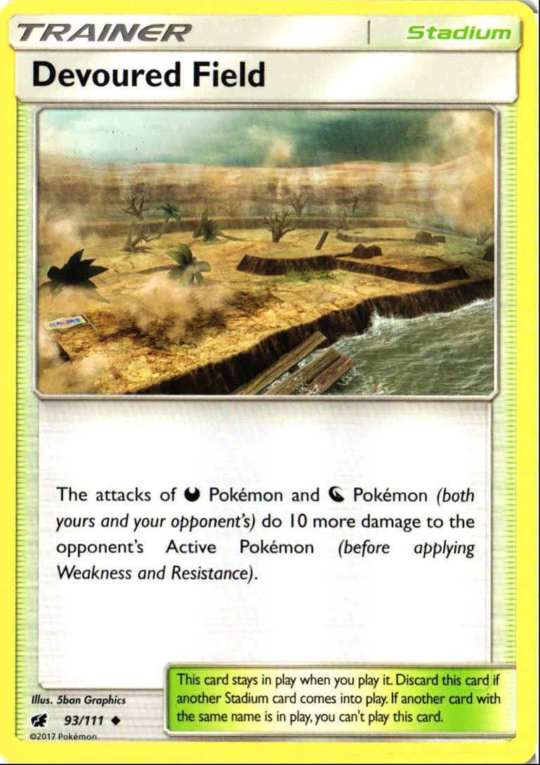 2017 Sun & Moon - Crimson Invasion Devoured Field