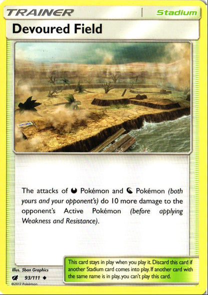 2017 Sun & Moon - Crimson Invasion Devoured Field