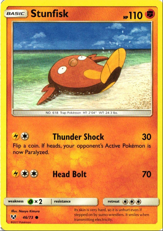 2017 Sun & Moon - Shining Legends Stunfisk