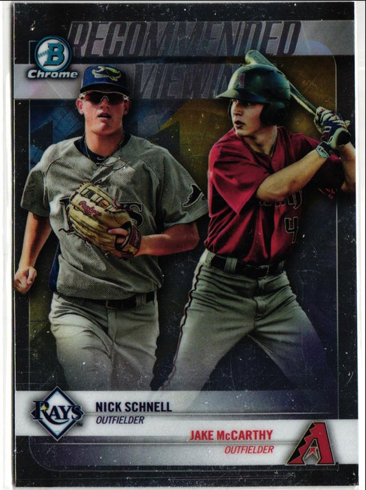 2018 Bowman Draft Recommended Viewing Nick Schnell/Jake McCarthy