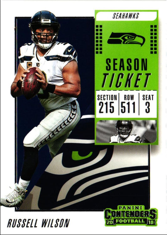 2018 Panini Contenders Russell Wilson