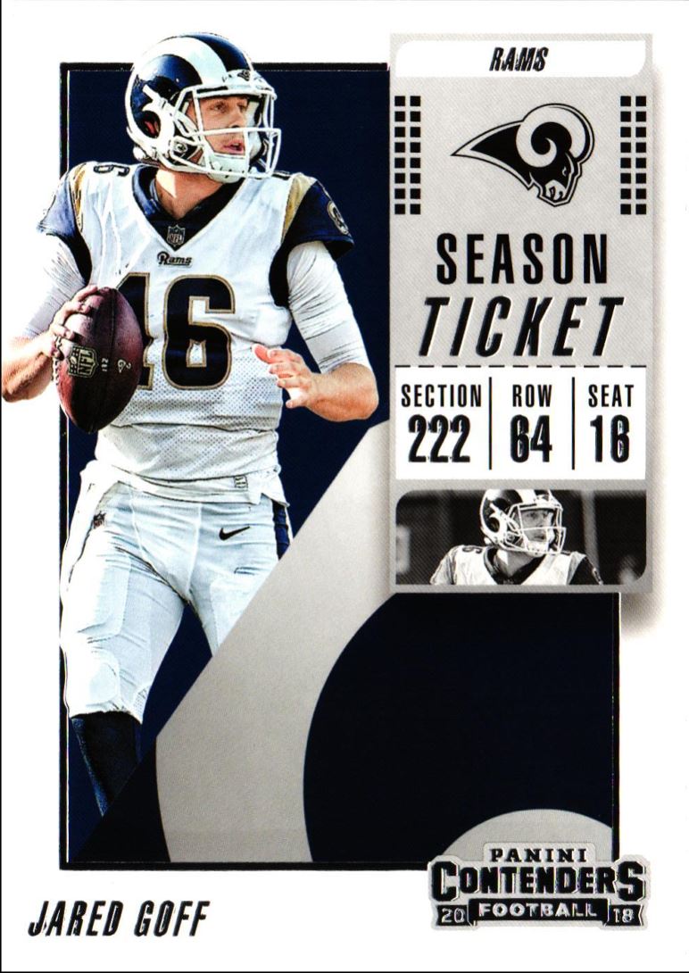 2018 Panini Contenders Jared Goff