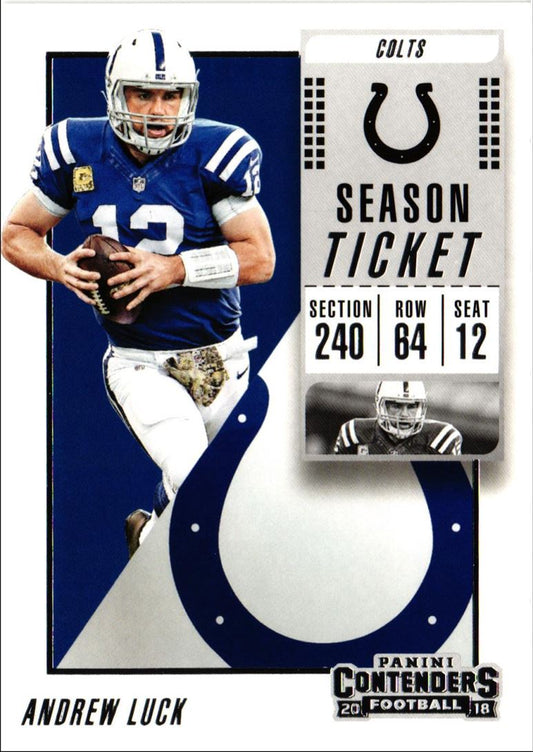 2018 Panini Contenders Andrew Luck