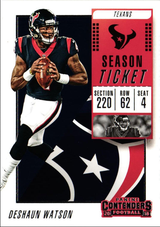 2018 Panini Contenders Deshaun Watson