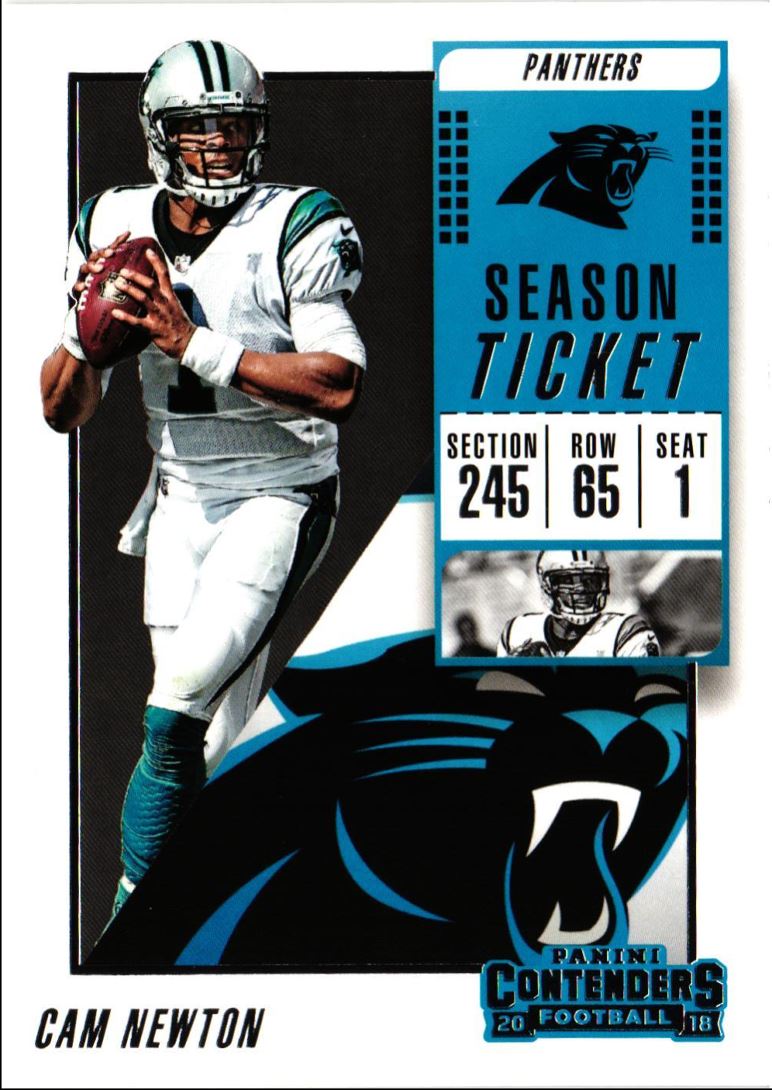 2018 Panini Contenders Cam Newton