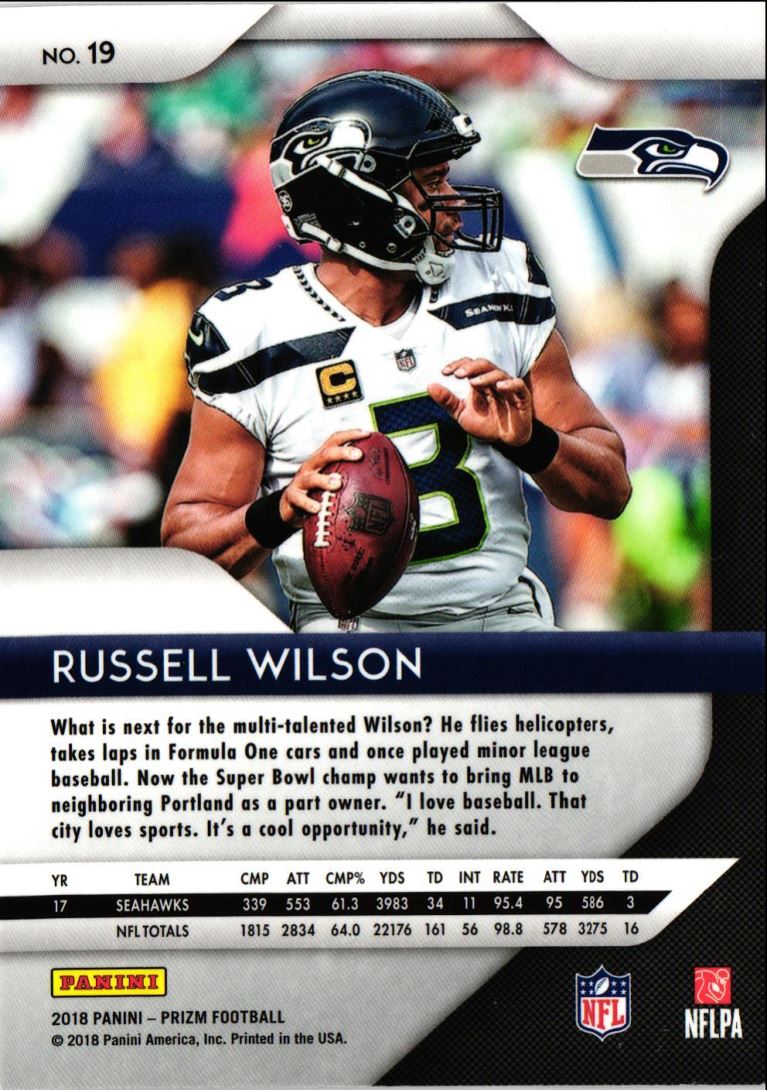 2018 Panini Prizm Russell Wilson